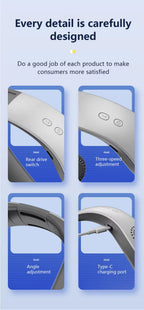 Folding Hanging Neck Electric Fan: Hands-Free Cooling