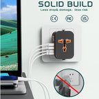 Travel adapter plug standards diagram