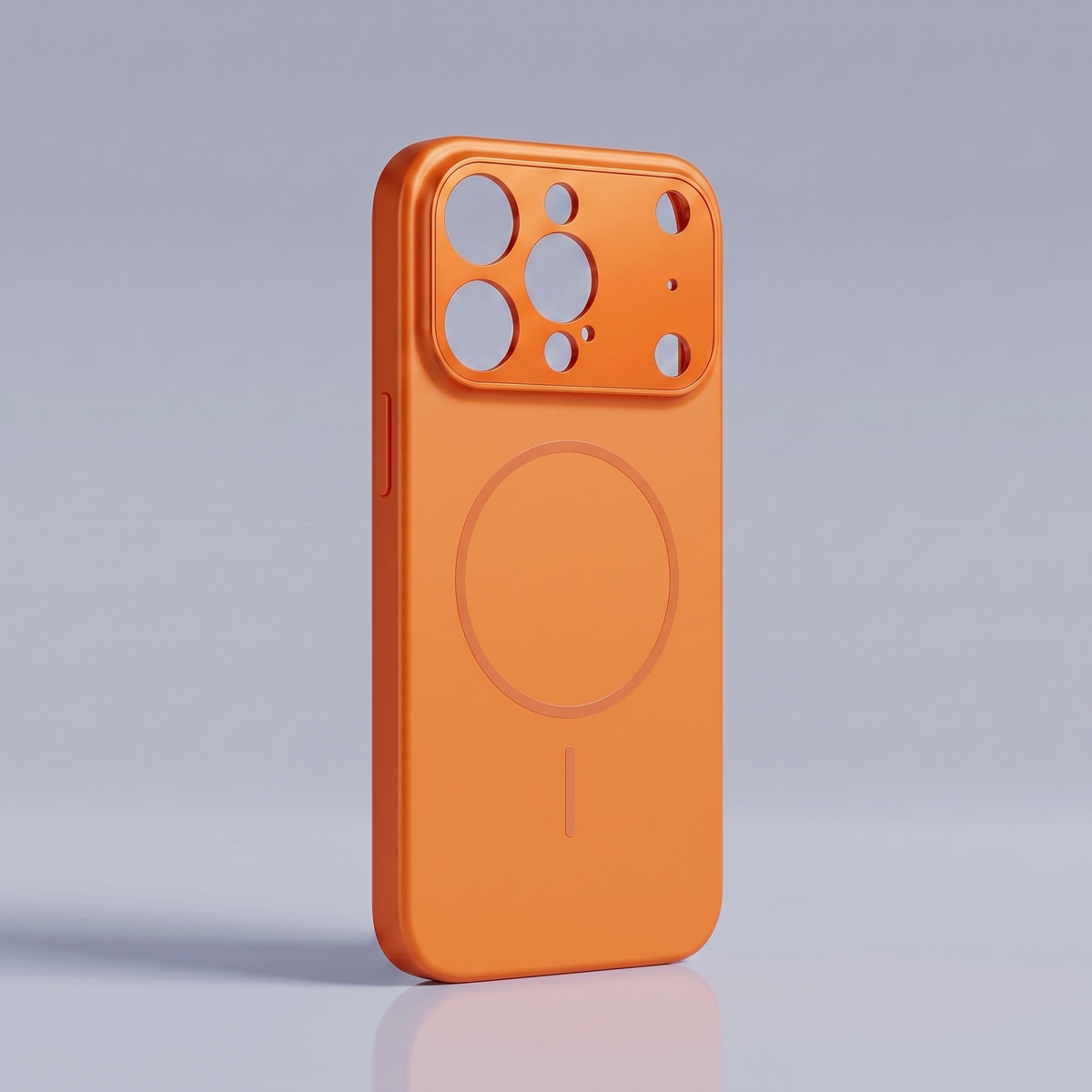 MagSafe Case for iPhone 13–17 · Vibrant Orange studio colour