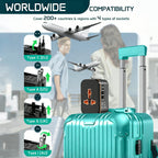 Travel adapter lifestyle travel desk setup