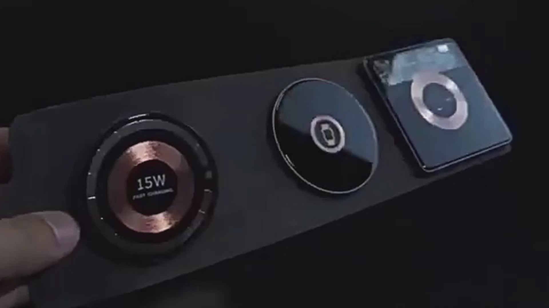 3-in-1 Magnetic Folding Charger: Phone, Watch & Buds